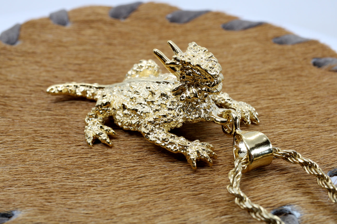 Buy Frog Pendant Gold Tone Amphibian Necklace Treefrog Necklace Pottery Pendant  Frog Online in India - Etsy